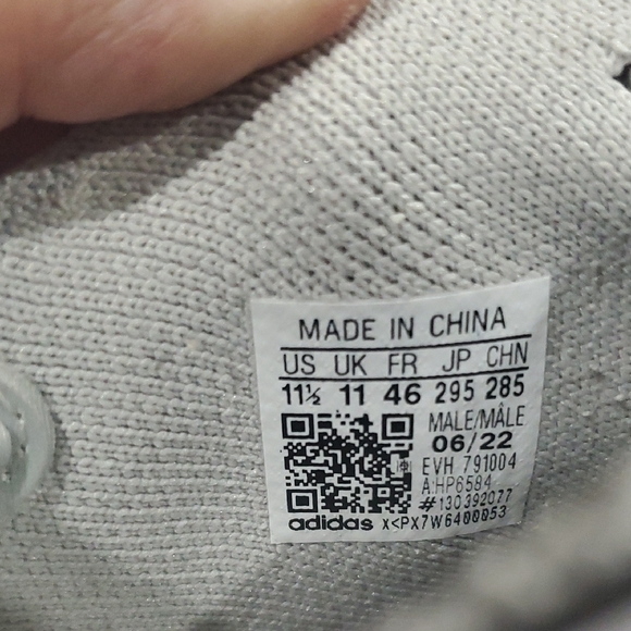 Adidas AdiFOM Q White and Gray Athletic Shoes with Futuristic Design main image 6